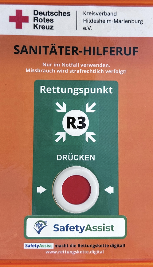 Rettungspunkt R3 – Sanitäter-Hilferuf