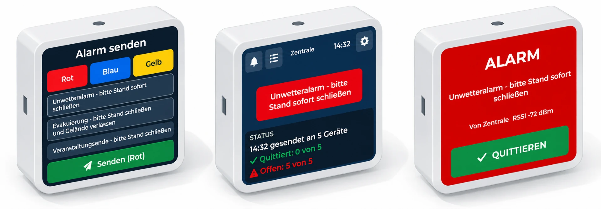 SafetyAssist: DiSiMA-Alarmierung – zum Beispiel bei Unwetter