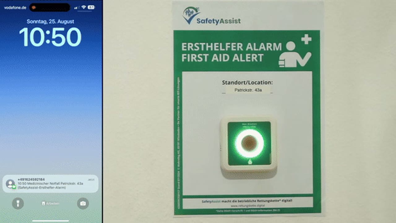 Betriebliche ErsthelferAlarmierung