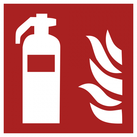 Sicherheitszeichen Feuerlöscher nach ISO 7010